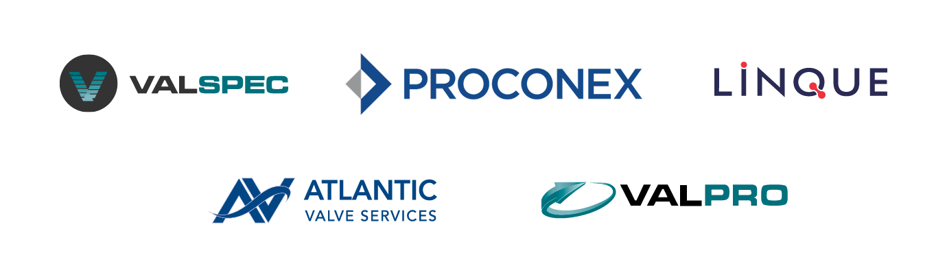 Proconex Family of Brands logos