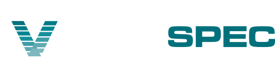 Valspect logo - white