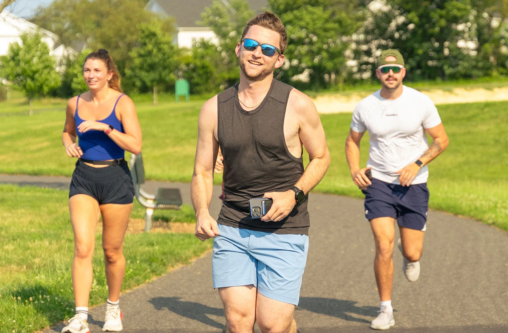 Group of Proconex employees running for Run Club Group of Proconex employees running for Run Club