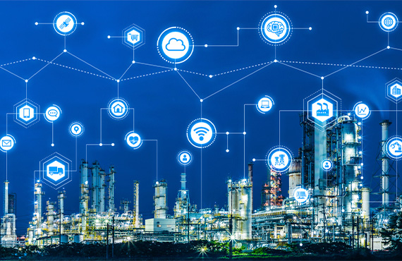 IIoT asset management in an oil refinery.