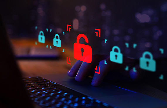 A cybersecurity network protecting industrial operations is breached.