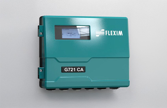 FLEXIM's FLUXUS G721 CA ultrasonic flow meter