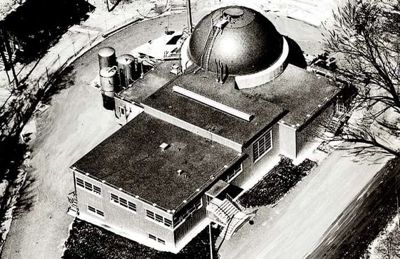 SM-1 nuclear reactor under construction in Belvoir, Virginia in 1955