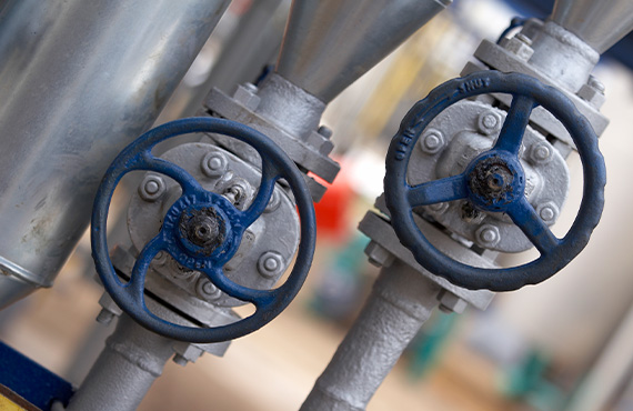 Valves in working order to avoid unplanned downtime.