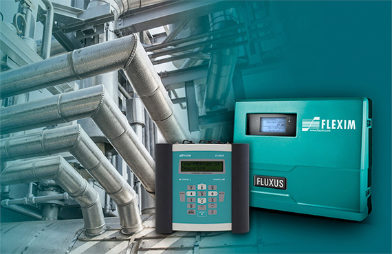 A flexim flexus flow meter system