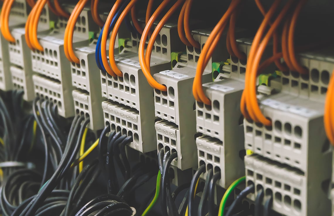 PLCs connected to an industrial automated health system