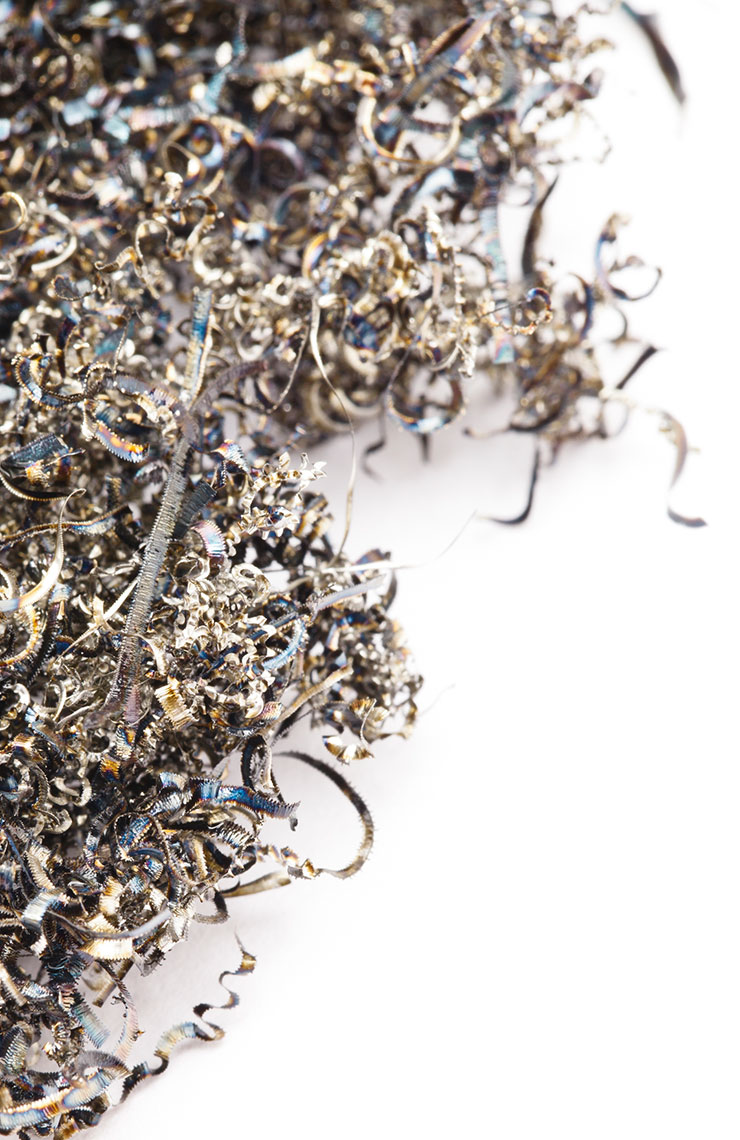 Metal filings in lubrication fluids is an early warning sign of equipment failure